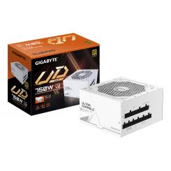 GIGABYTE UD750GM PG5 V2 ICE Fuente de Alimentación  PCIe Gen 5.1, 80 PLUS Gold, Diseño completamente modular, Ventilador de 120 mm, Compatible con ATX 3.1, Enchufe EU